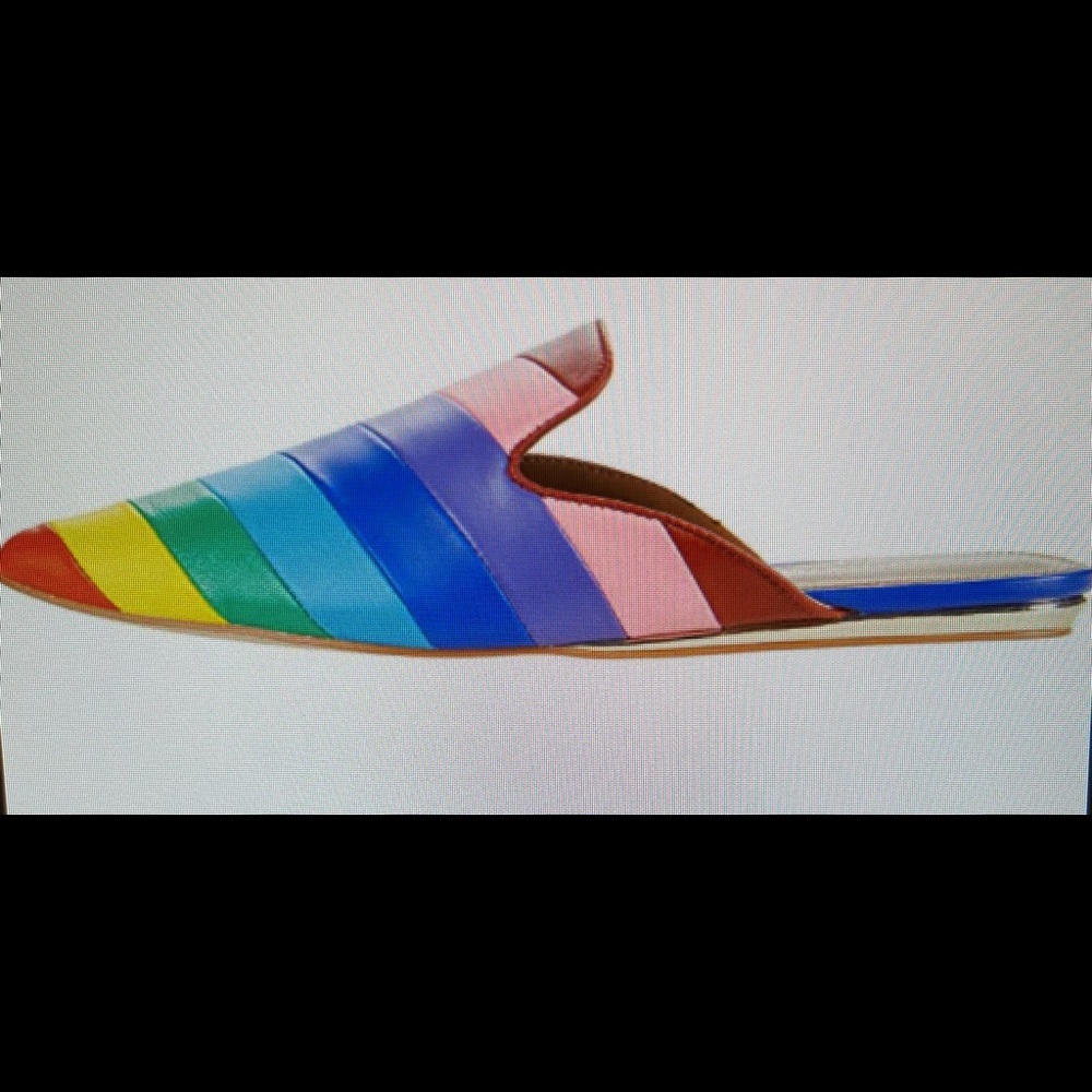 Kurt Geiger multicolored mules